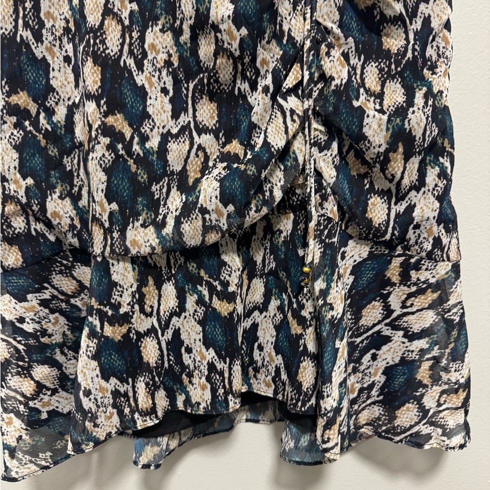 Sam Edelman Python Snake Print High Neck Dress Wi… - image 10